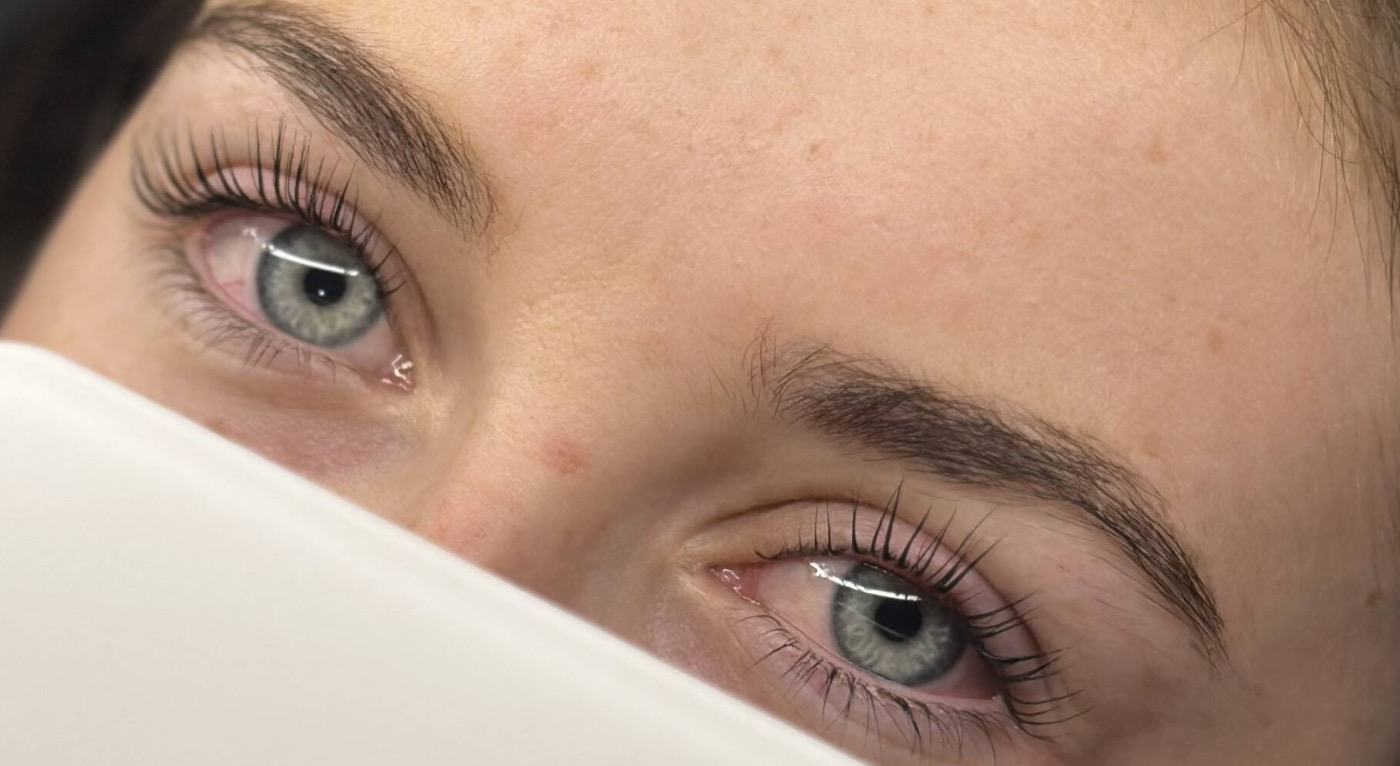 Korean lash lift on both eyes